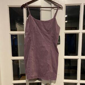 Wild Fable Purple Corduroy Spaghetti Strap Mini Dress